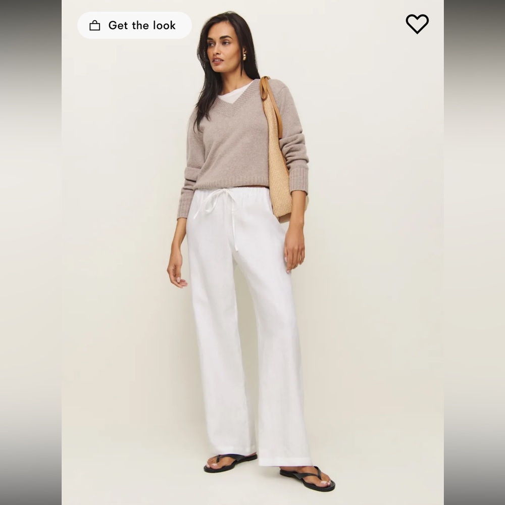 Reformation Olina Linen Pant